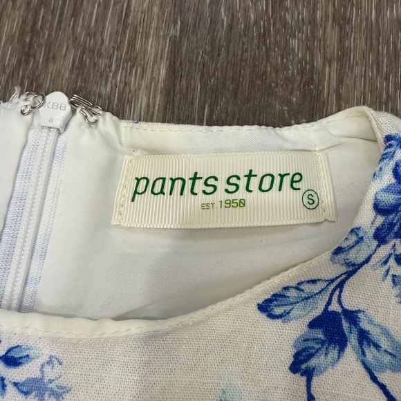 Pants Store Kaylee Floral Linen Mini Dress NWOT - Picture 6 of 14